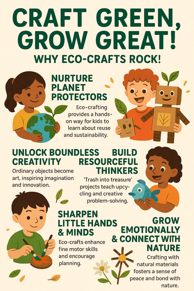 infographic for sustainable crafting