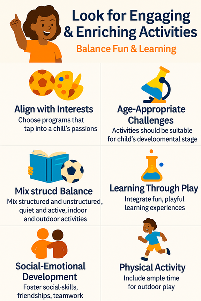 infographic for enriching activities
