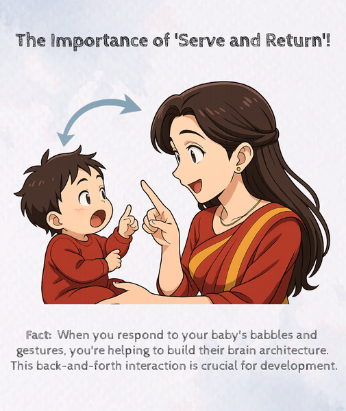 infographic showing serve and return facts