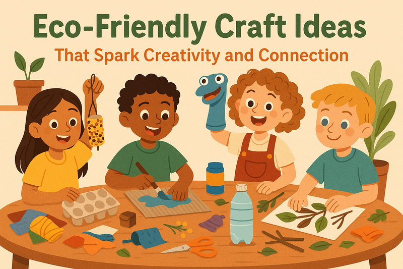 Eco-Friendly Crafts for Kids: Creative, Sustainable Fun at Home